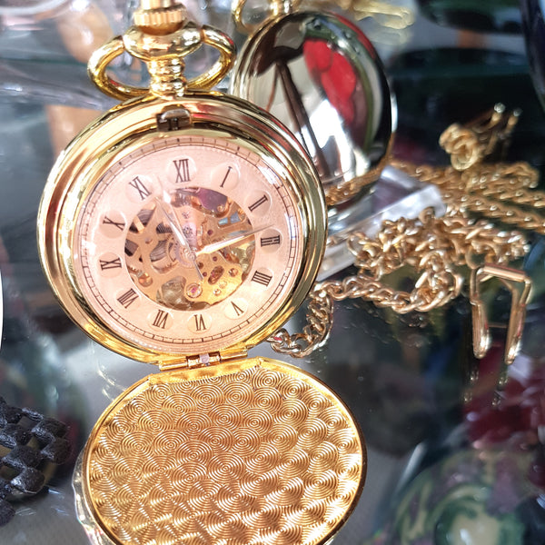 Mechanical Pocket Watch Double Case Opening TW61g