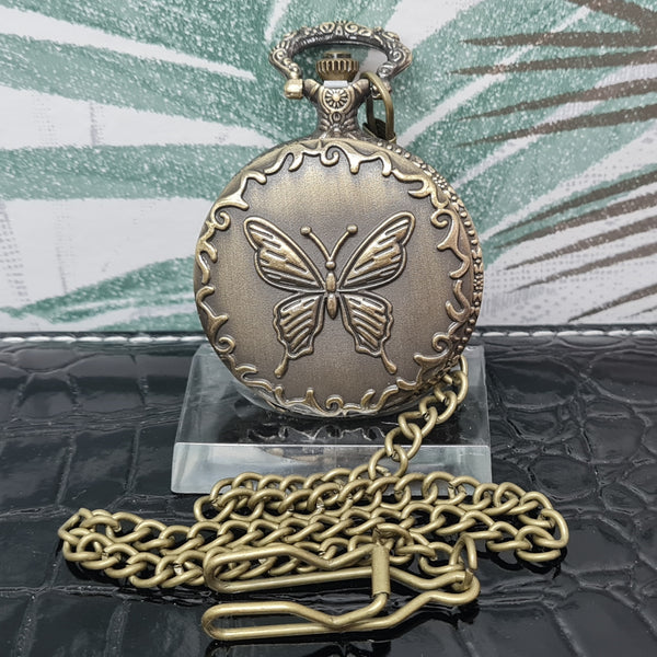 Pocket Watch Fob Watch TF Butterfly