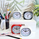 alarm clock sweep silent bedside 4 colours