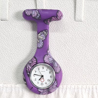 Nurse Watch Silicon butterfly Print-  5 colours